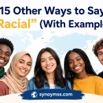 Other Ways to Say “Racial”